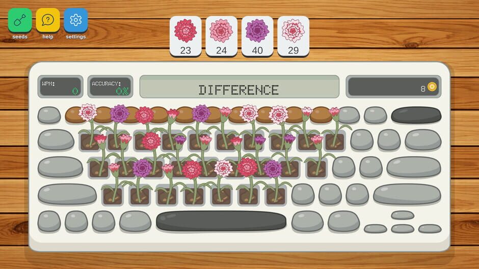 Capture de Qwerty Garden