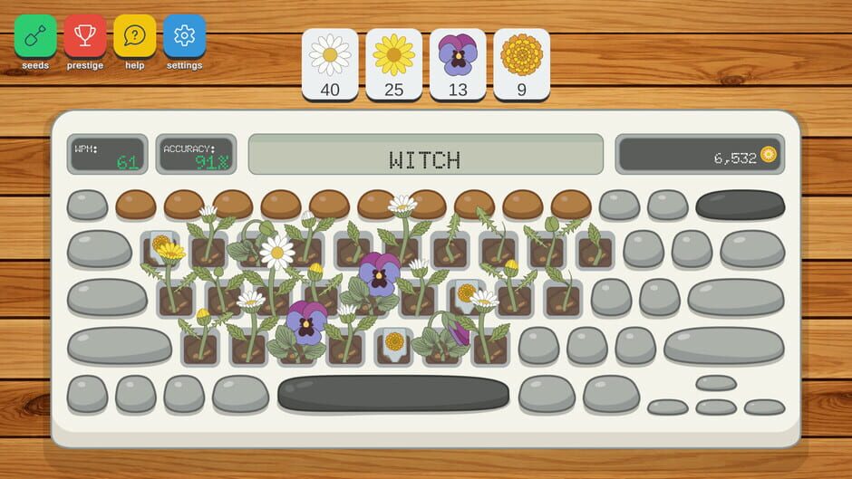Capture de Qwerty Garden