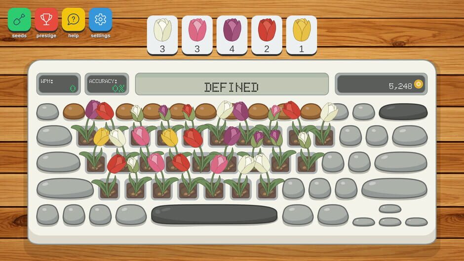 Capture de Qwerty Garden