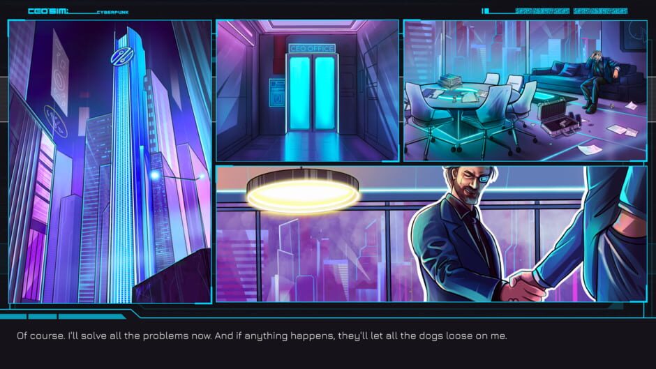 Capture de CEO Sim: Cyberpunk