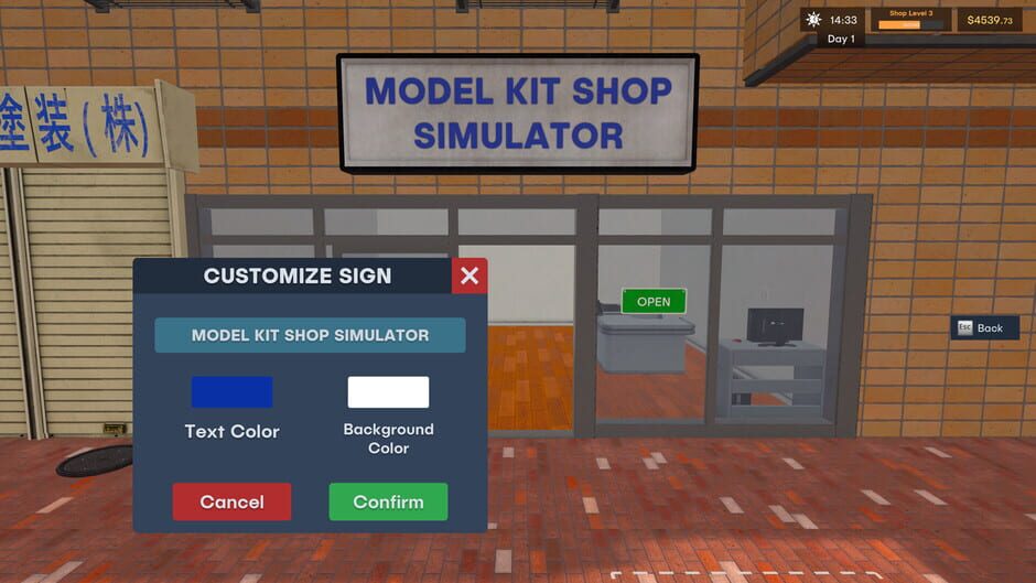 Capture de Model Kit Shop Simulator