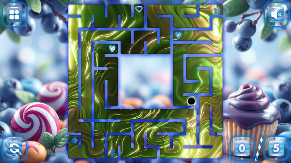 Capture de Sweetie Candy Maze: Blueberry