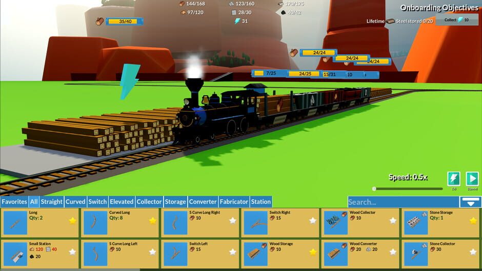Capture de Lazy Train Game