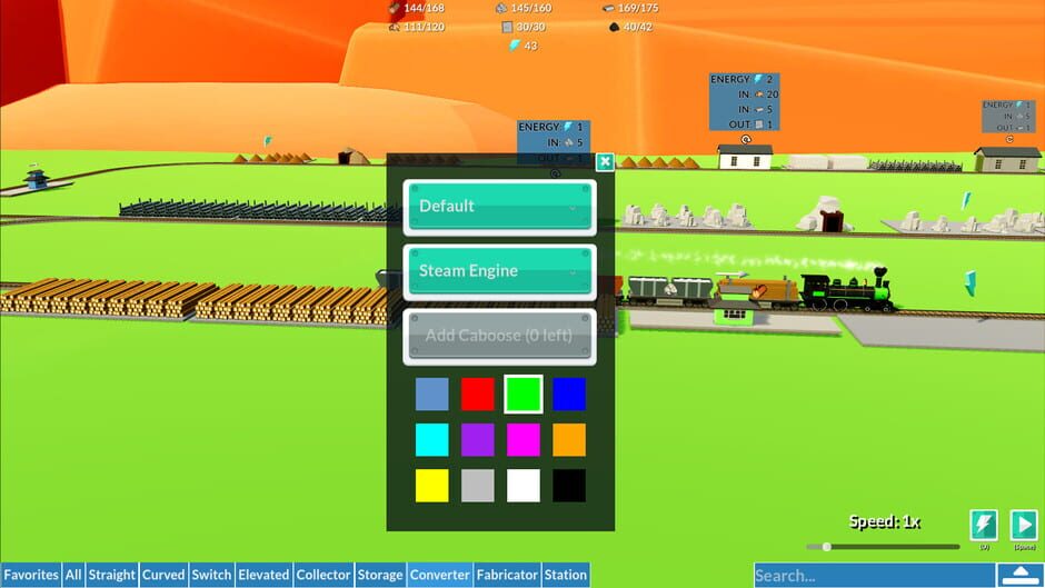 Capture de Lazy Train Game