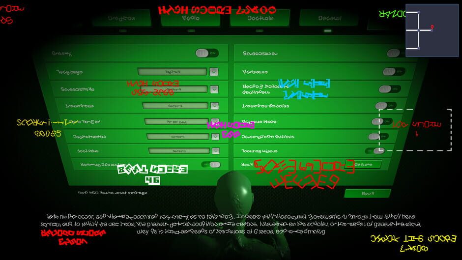 Capture de Video Game Menu: The Game