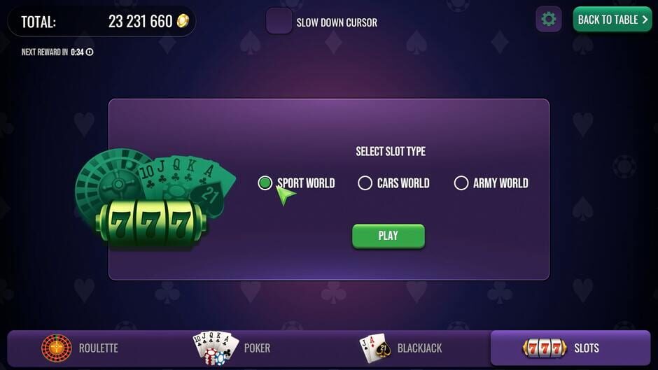 Capture de Grand Vegas Casino