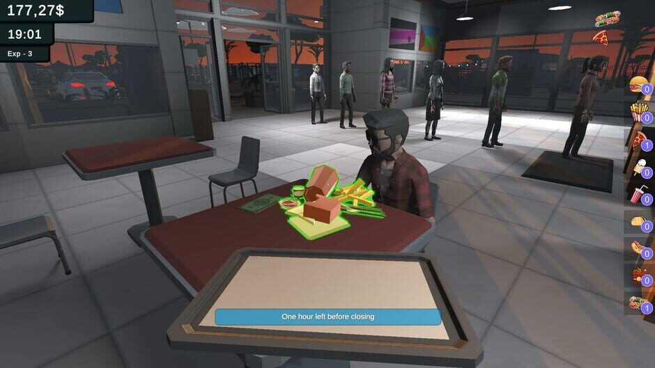 Capture de Burger Joint Simulator
