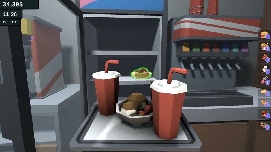 Capture de Burger Joint Simulator