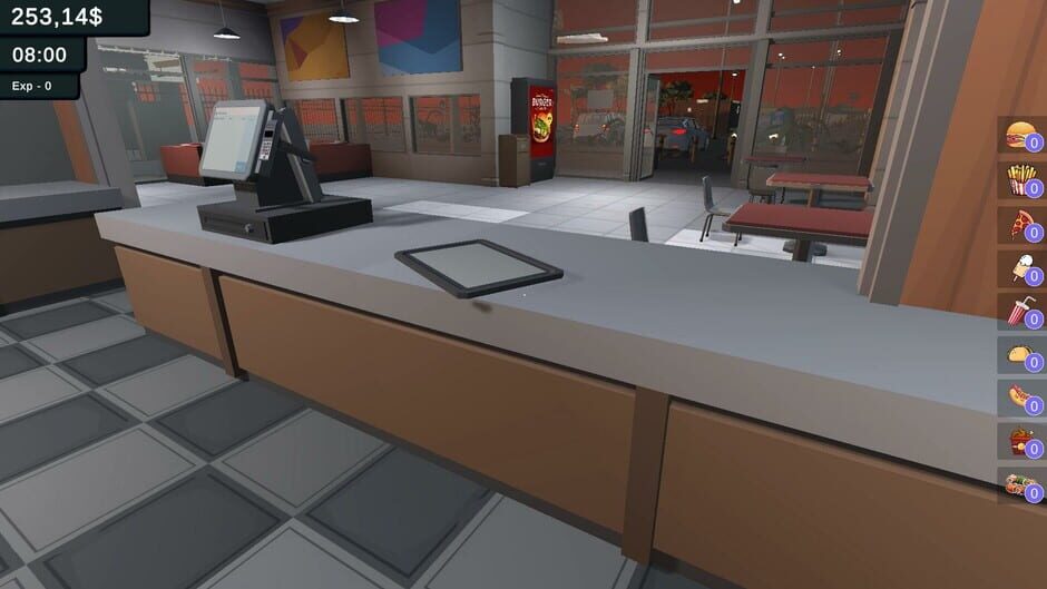 Capture de Burger Joint Simulator
