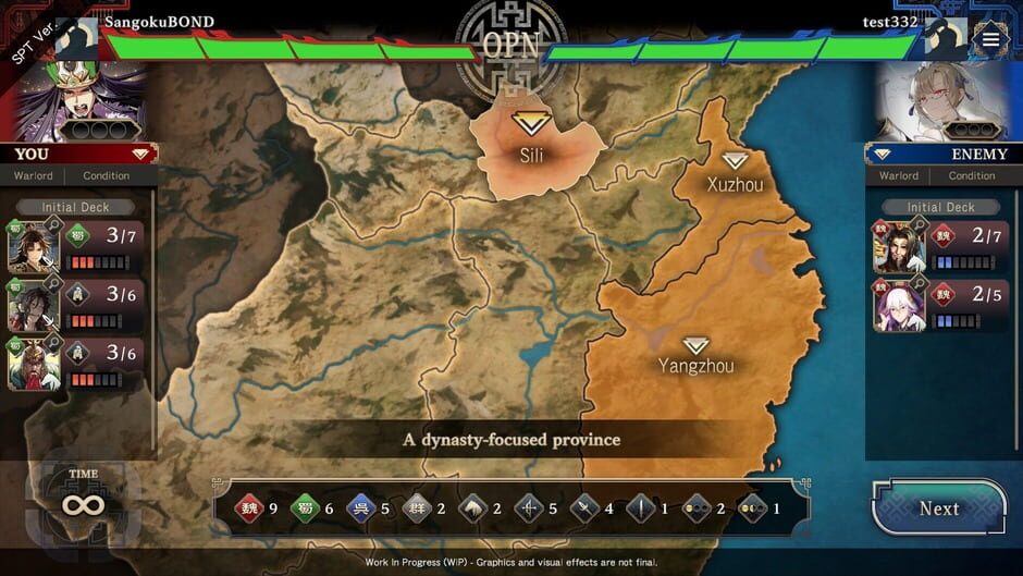 Capture de Three Kingdoms: Bond