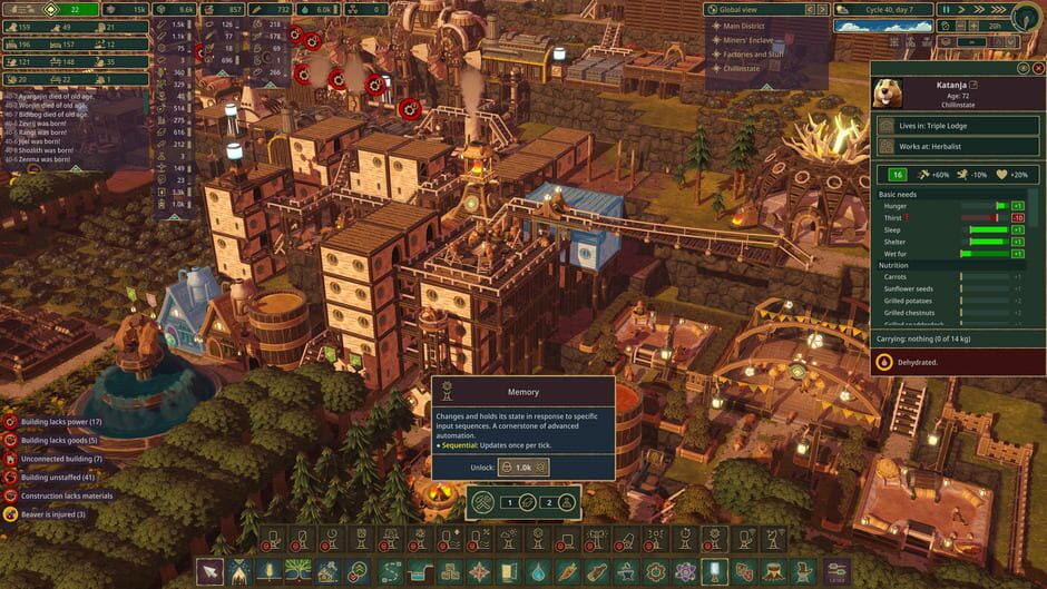 Capture de Timberborn