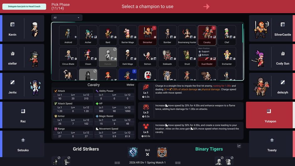 Capture de Teamfight Manager 2
