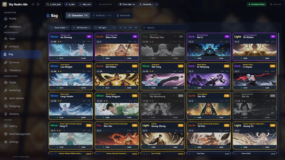 Capture de Sky Realm Idle