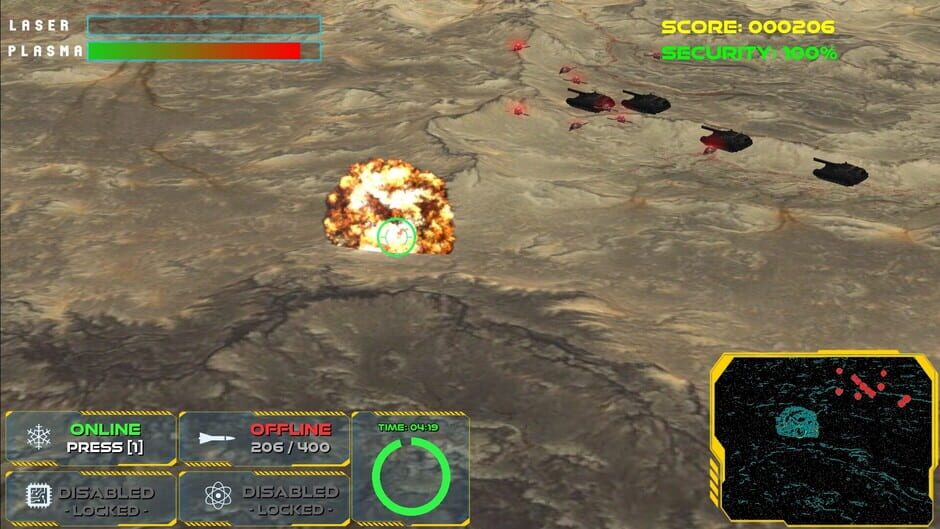 Capture de G.O.D. Global Orbital Defense