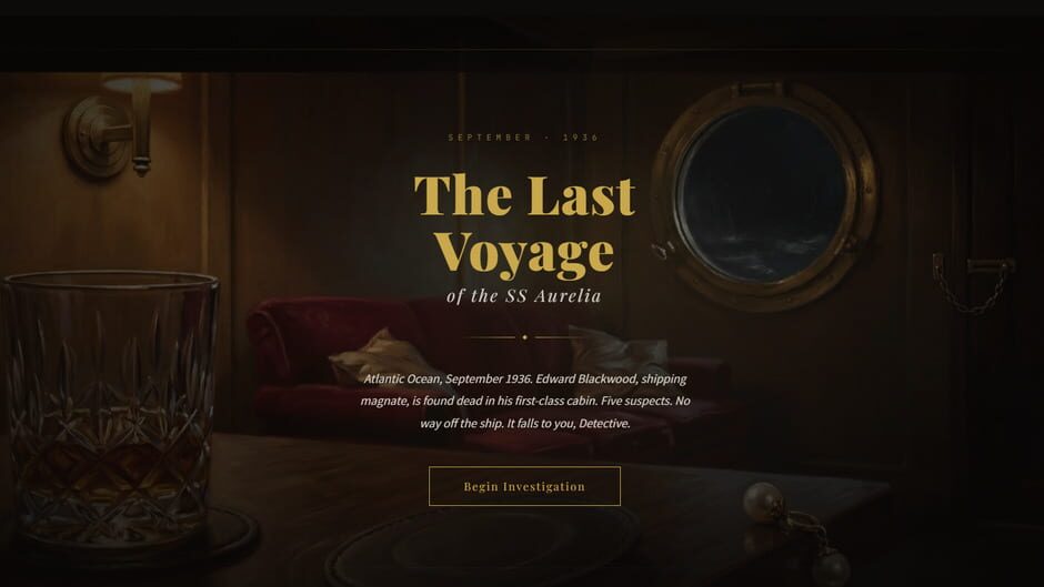 Capture de The Last Voyage of the SS Aurelia