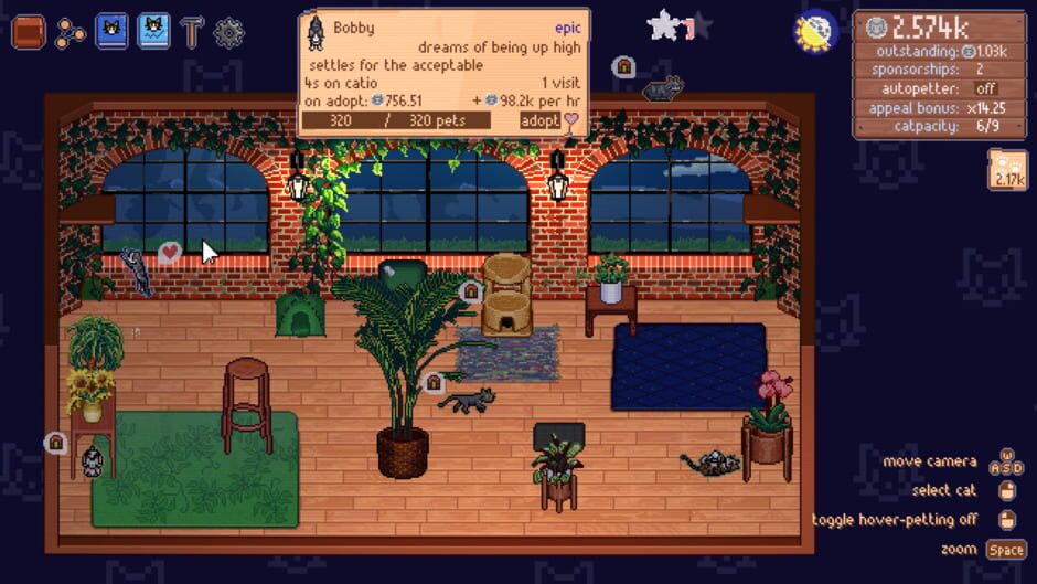 Capture de Catio Simulator