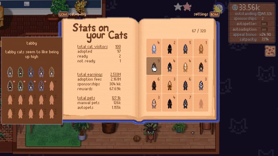 Capture de Catio Simulator