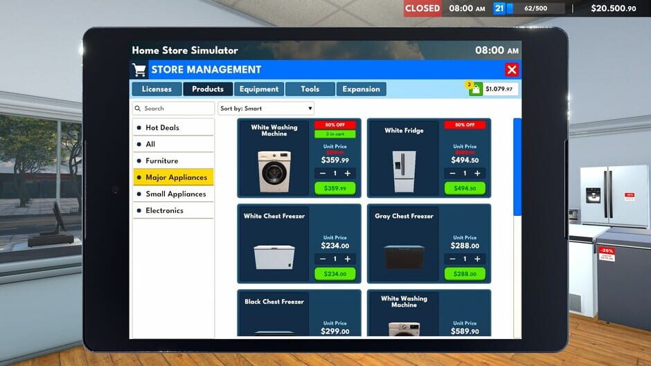 Capture de Home Store Simulator