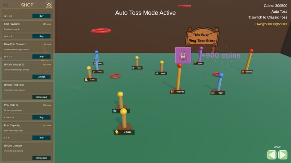 Capture de Ring Toss Legend