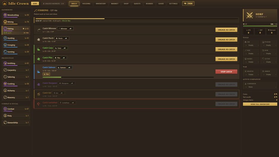 Capture d’Idle Crown