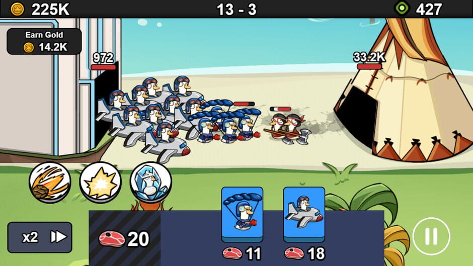 Capture de Goose Evolution