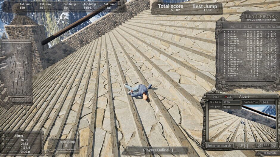Capture de Down the Stairs: The Game