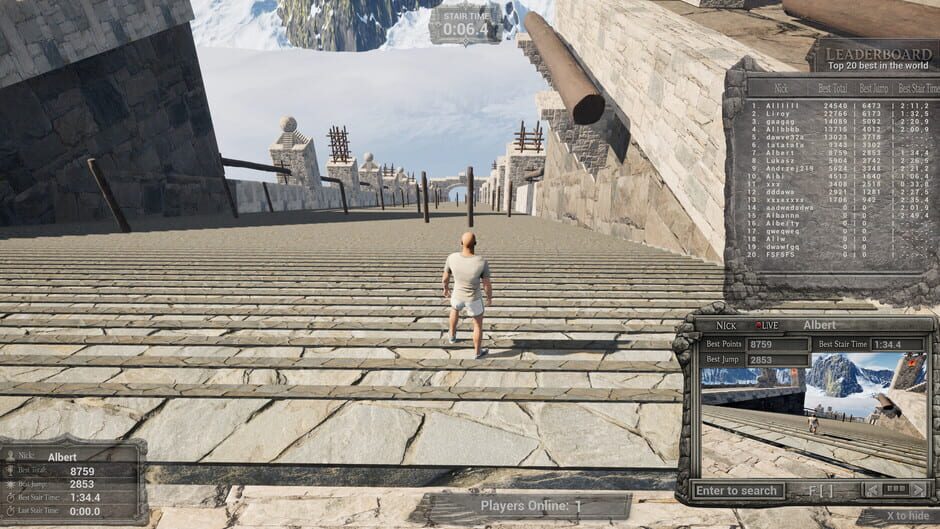 Capture de Down the Stairs: The Game