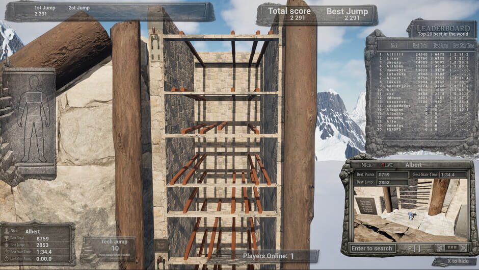 Capture de Down the Stairs: The Game