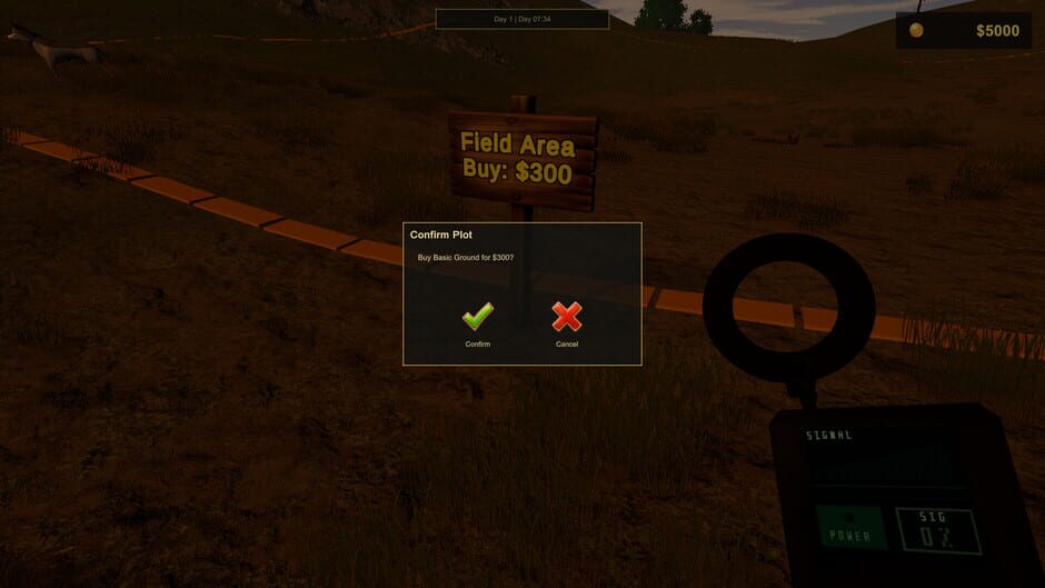Capture de Metal Detector Island