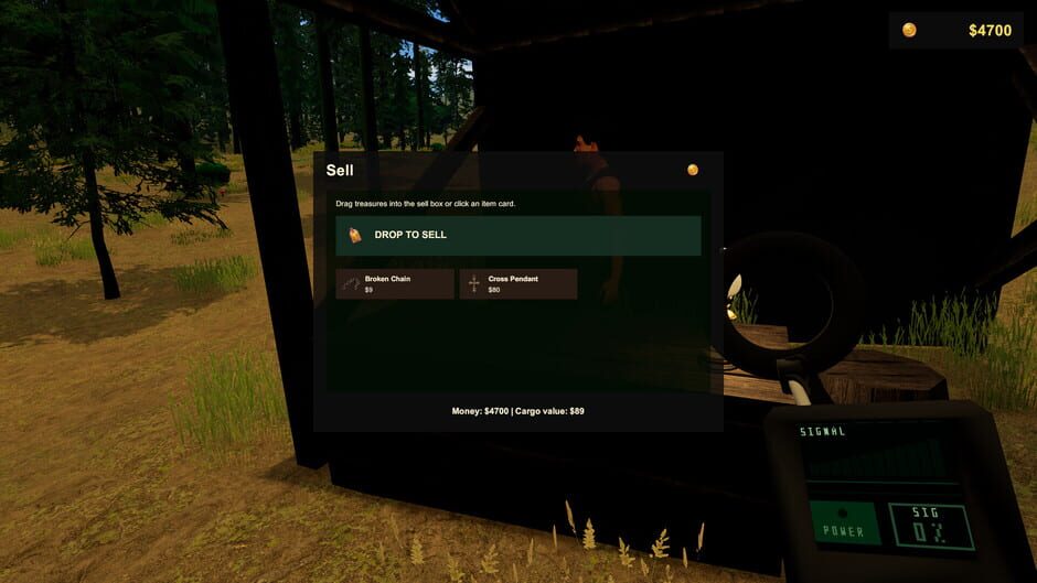 Capture de Metal Detector Island
