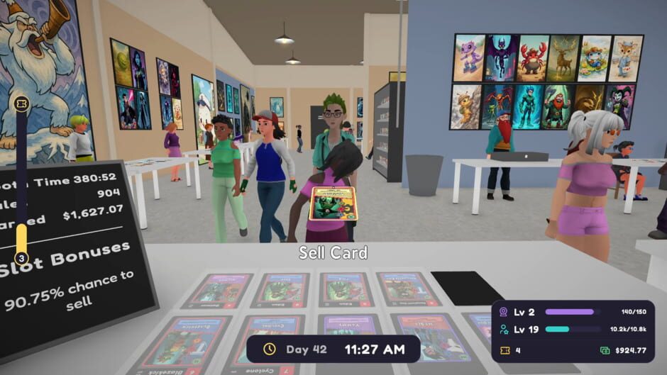 Capture de Card Collection Simulator