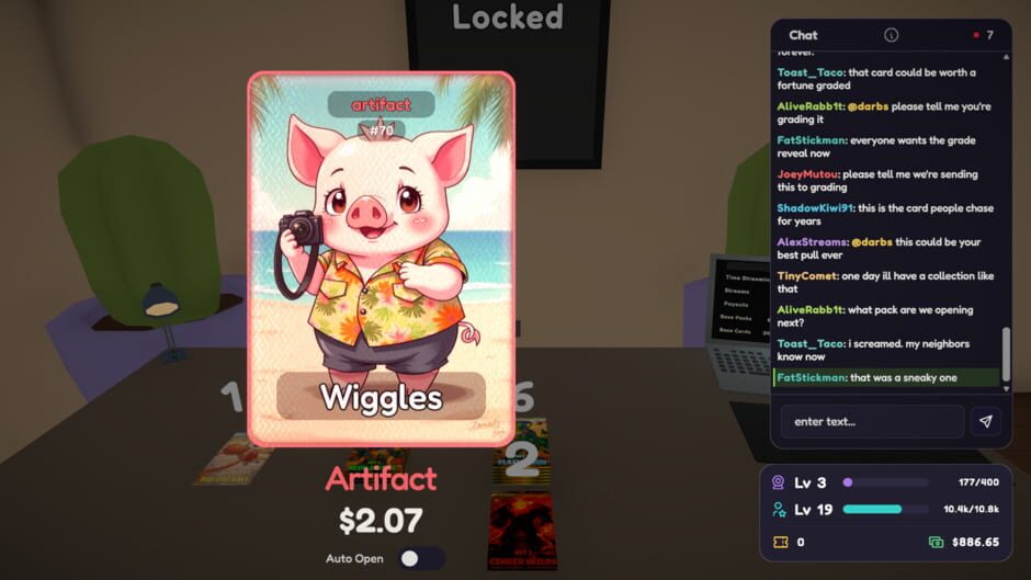 Capture de Card Collection Simulator