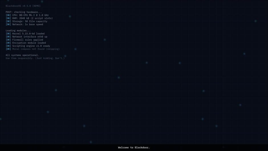 Capture de Blackdoor