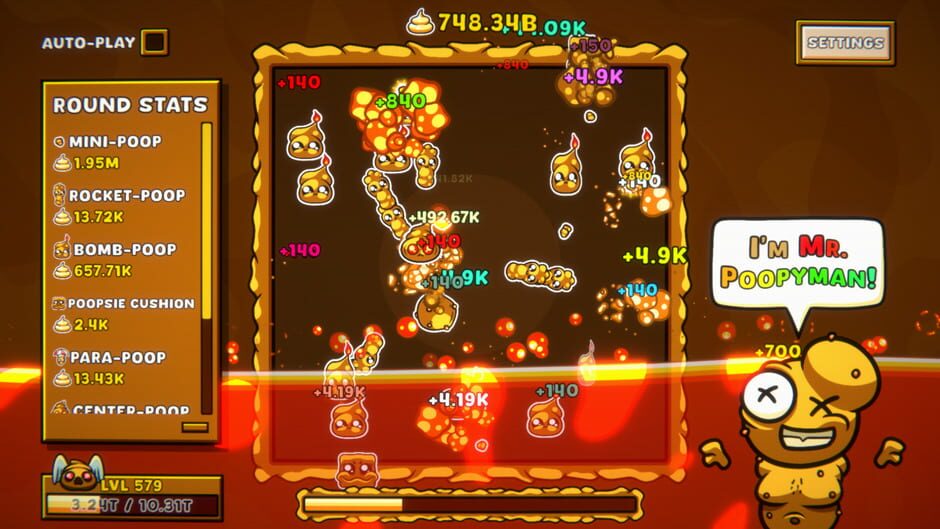 Capture d’Excremental Game