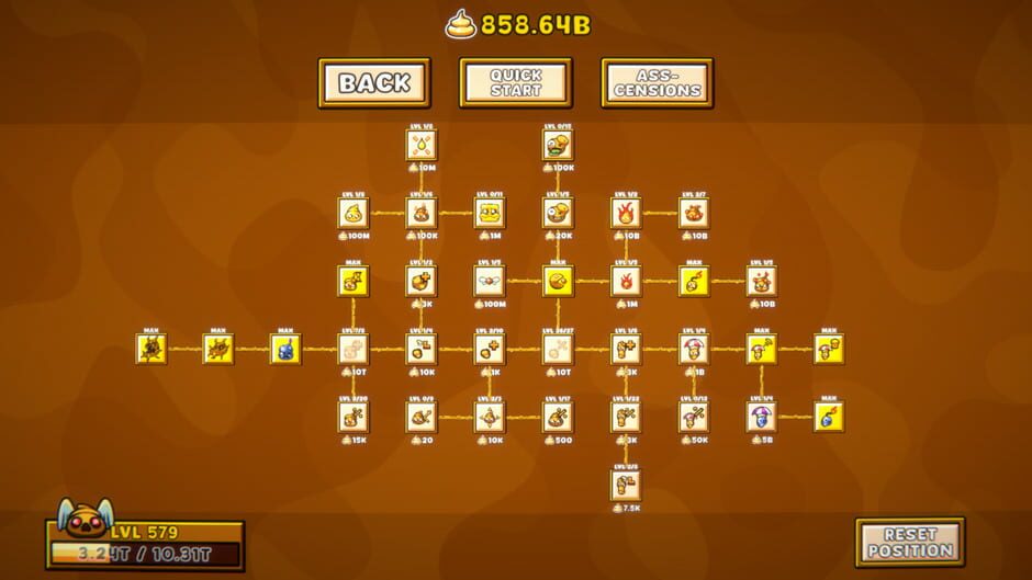 Capture d’Excremental Game