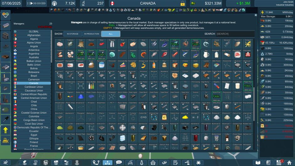 Capture de Factory Default: Build, Trade, Repeat