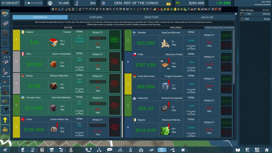 Capture de Factory Default: Build, Trade, Repeat