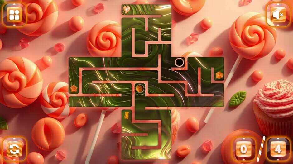 Capture de Sweetie Candy Maze: Coral Peach