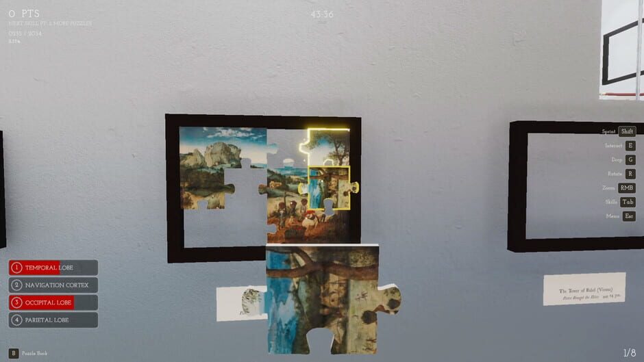 Capture de Cleaning up the Puzzle Gallery
