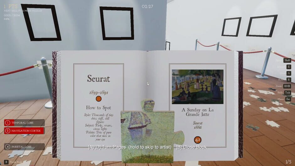 Capture de Cleaning up the Puzzle Gallery