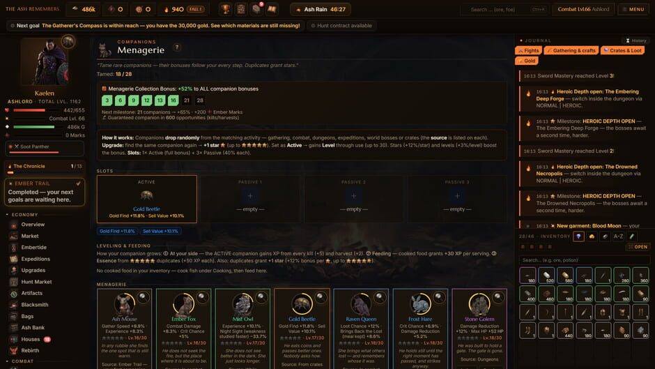 Capture de The Ash Remembers