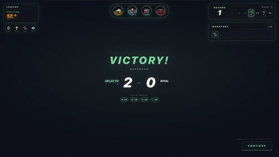 Capture de Road to Glory