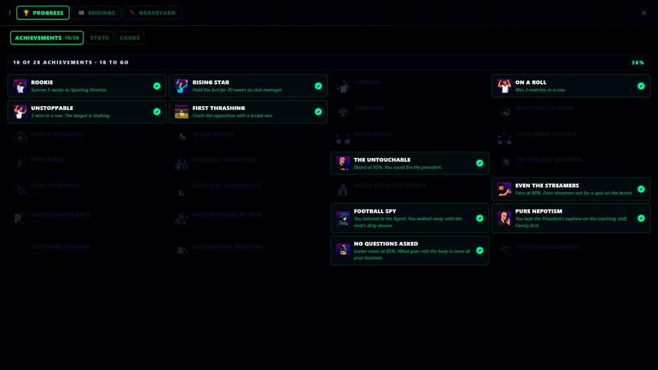 Capture de Road to Glory