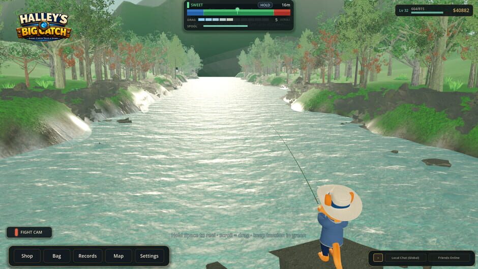 Capture de Halley's Big Catch