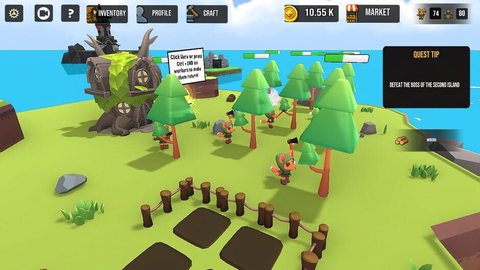 Capture d’Island Idle RPG: Build and Conquer