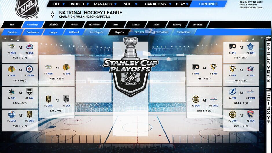 Capture de Franchise Hockey Manager 5