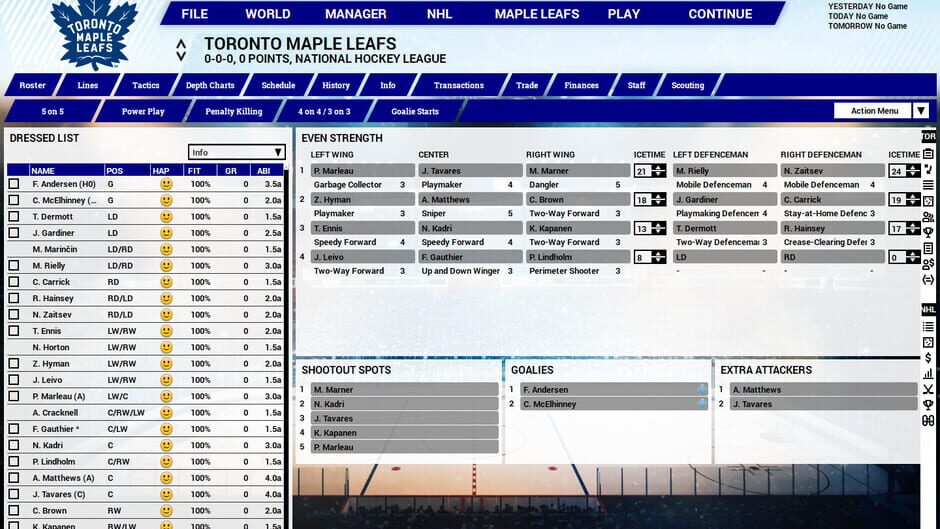 Capture de Franchise Hockey Manager 5