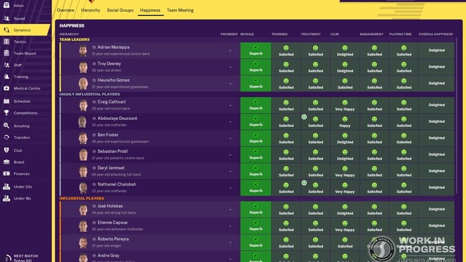 Capture de Football Manager 2019