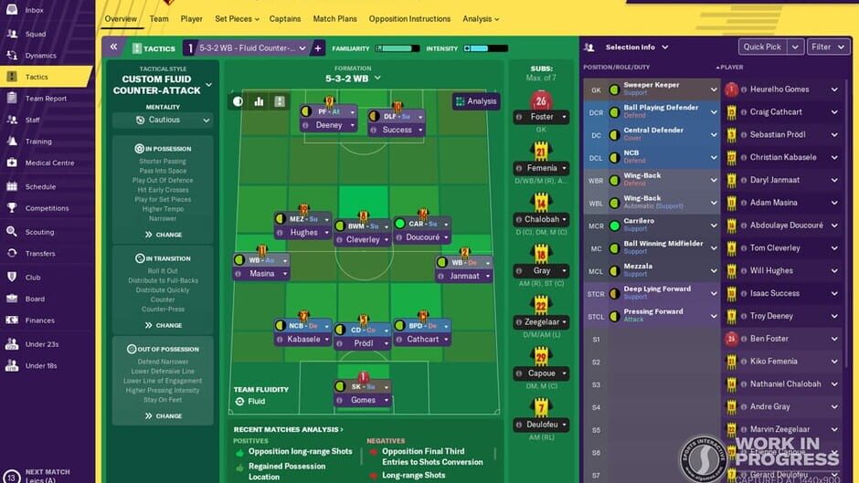 Capture de Football Manager 2019