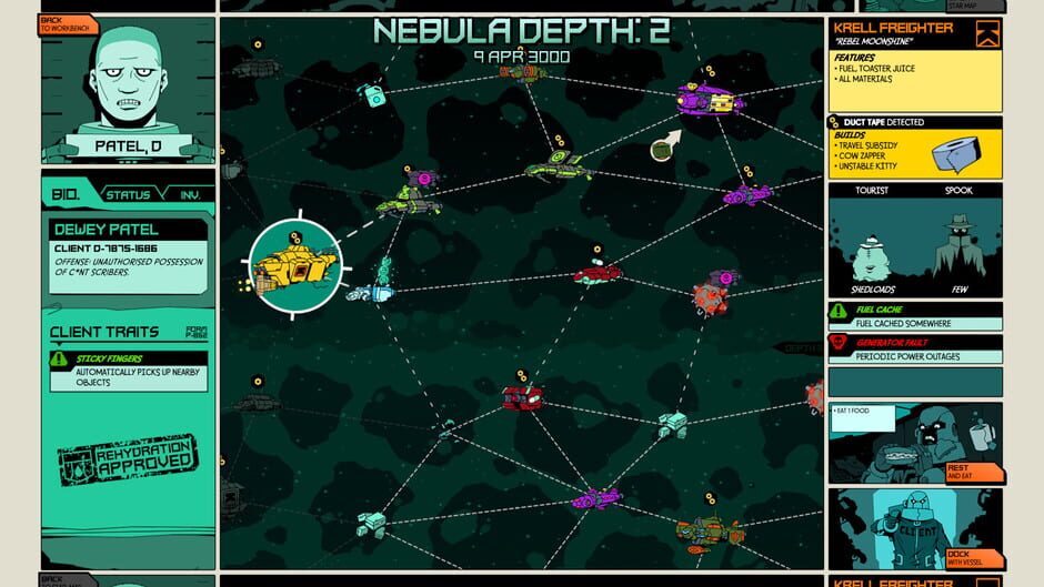 Capture de Void Bastards